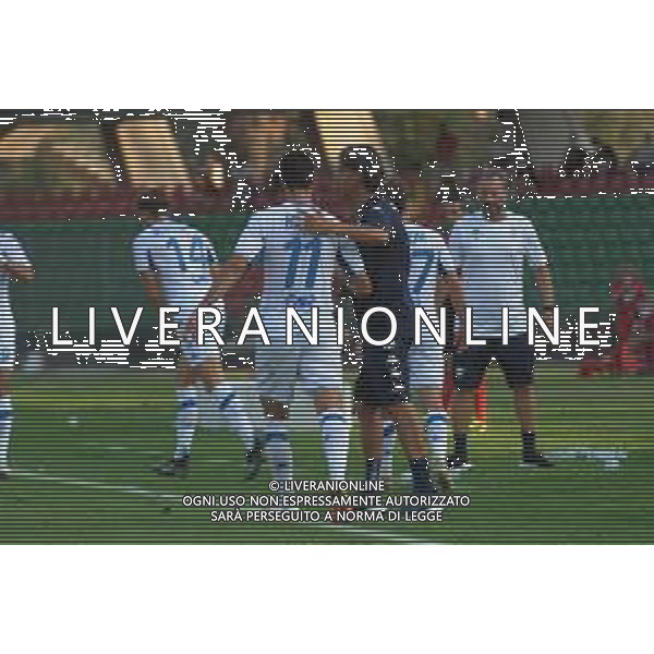 Ternana vs Brescia Campionato serie B - Stadio Libero Liberati - Terni 22-08-2021 nella foto Esultanza Brescia dopo il gol su rigore di Bajic con filippo Inzaghi © Federico Gaetano / AGENZIA ALDO LIVERANI SAS