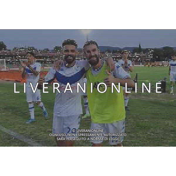 Ternana vs Brescia Campionato serie B - Stadio Libero Liberati - Terni 22-08-2021 nella foto esultanza Pajac e Bajic che festeggiano a fine gara ©Federico Gaetano/ AGENZIA ALDO LIVERANI SAS