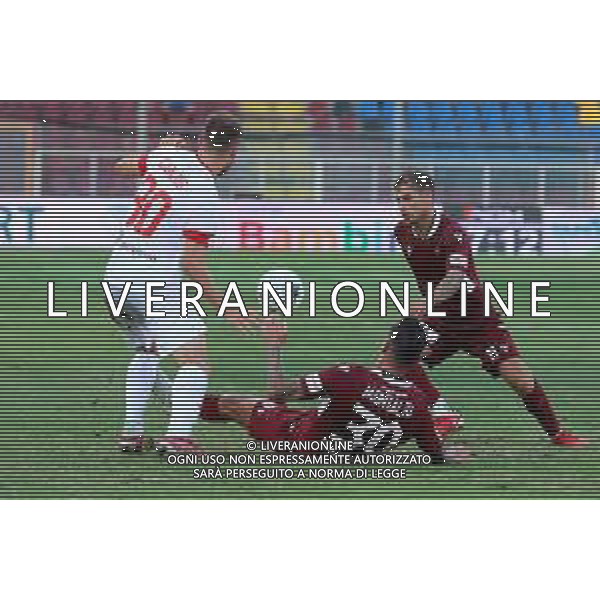 REGGINA - MONZA CAMPIONATO CALCIO SERIE B - 22.08.2021 NELLA FOTO CARLOS AUGUSTO, FEDERICO RICCI E ADRIANO MONTALTO ©GAREFFA / AGENZIA ALDO LIVERANI SAS