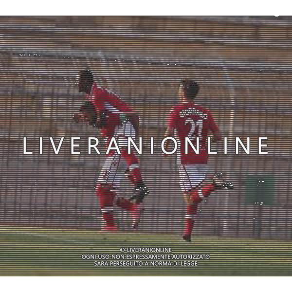PIACENZA - REGGIANA PRIMO TURNO COPPA ITALIA SERIE C 22.08.2021 NELLA FOTO ESULTANZA DOPO IL GOL DI BOBB YUSUPHA © SANTANDREA / AGENZIA ALDO LIVERANI SAS
