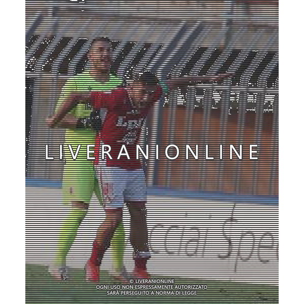 PIACENZA - REGGIANA PRIMO TURNO COPPA ITALIA SERIE C 22.08.2021 NELLA FOTO FALLO SU ALESSANDRO CESARINI © SANTANDREA / AGENZIA ALDO LIVERANI SAS