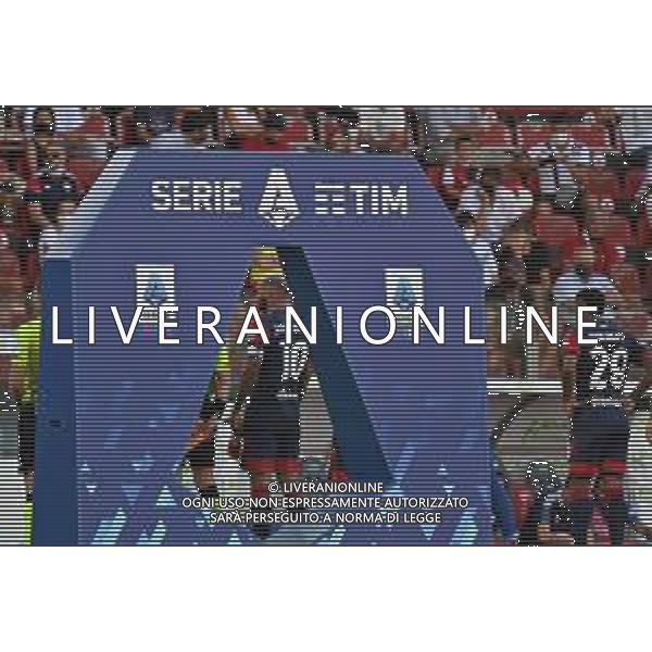 23-8-2021. Cagliari Calcio - Spezia Calcio. 1° giornata Serie A calcio 2021-2022. Italia, Sardegna, Cagliari, Stadio Unipol Domus. Salvatore Moi/Aldo Liverani s.a.s. Nella foto: Serie A Tim, 1° giornata Cagliari Spezia Unipol Domus ©Salvatore Moi / AGENZIA ALDO LIVERANI SAS