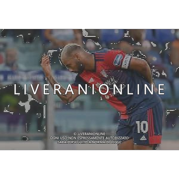 23-8-2021. Cagliari Calcio - Spezia Calcio. 1° giornata Serie A calcio 2021-2022. Italia, Sardegna, Cagliari, Stadio Unipol Domus. Salvatore Moi/Aldo Liverani s.a.s. Nella foto: esultanza dopo gol di Joao Pedro Cagliari contro Spezia in casa. ©Salvatore Moi / AGENZIA ALDO LIVERANI SAS