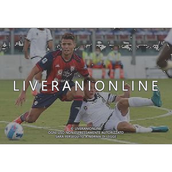 23-8-2021. Cagliari Calcio - Spezia Calcio. 1° giornata Serie A calcio 2021-2022. Italia, Sardegna, Cagliari, Stadio Unipol Domus. Salvatore Moi/Aldo Liverani s.a.s. Nella foto:Andrea Carboni Cagliari ©Salvatore Moi / AGENZIA ALDO LIVERANI SAS
