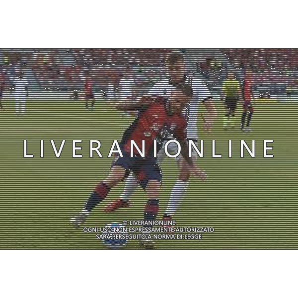 23-8-2021. Cagliari Calcio - Spezia Calcio. 1° giornata Serie A calcio 2021-2022. Italia, Sardegna, Cagliari, Stadio Unipol Domus. Salvatore Moi/Aldo Liverani s.a.s. Nella foto:Nahitan Nandez Cagliari ©Salvatore Moi / AGENZIA ALDO LIVERANI SAS