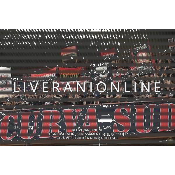 © TVRG tifosi del MIlan nel settore ospiti Sampdoria vs Milan Campionato Serie A TIM - 1a giornata Genova 23-08-2021 Stadio Luigi Ferraris - Marassi foto Roberto Garavaglia/ag. Aldo Liverani sas / AGENZIA ALDO LIVERANI SAS