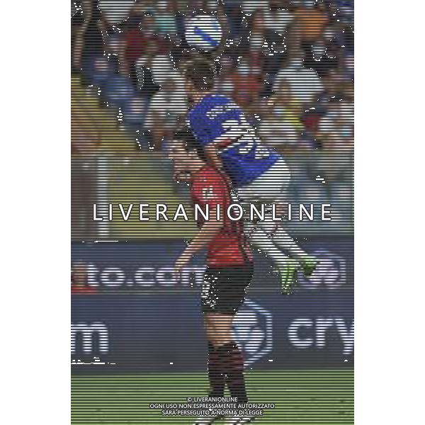 ¬© TVRG Sandro Tonali (MIlan) e Mikkel Damsgaard (Sampdoria) Sampdoria vs Milan Campionato Serie A TIM - 1a giornata Genova 23-08-2021 Stadio Luigi Ferraris - Marassi foto Roberto Garavaglia/ag. Aldo Liverani sas / AGENZIA ALDO LIVERANI SAS