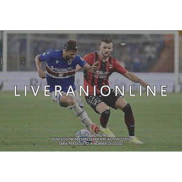 ¬© TVRG Bartosz Bereszynski (Sampdoria) e Ante Rebic (Milan) Sampdoria vs Milan Campionato Serie A TIM - 1a giornata Genova 23-08-2021 Stadio Luigi Ferraris - Marassi foto Roberto Garavaglia/ag. Aldo Liverani sas / AGENZIA ALDO LIVERANI SAS