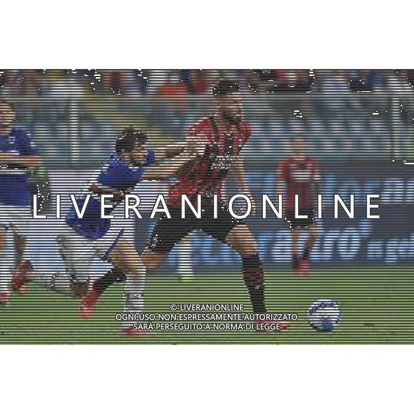 ¬© TVRG Olivier Giroud (Milan) Sampdoria vs Milan Campionato Serie A TIM - 1a giornata Genova 23-08-2021 Stadio Luigi Ferraris - Marassi foto Roberto Garavaglia/ag. Aldo Liverani sas / AGENZIA ALDO LIVERANI SAS