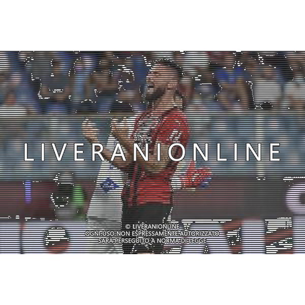 ¬© TVRG Olivier Giroud (Milan) Sampdoria vs Milan Campionato Serie A TIM - 1a giornata Genova 23-08-2021 Stadio Luigi Ferraris - Marassi foto Roberto Garavaglia/ag. Aldo Liverani sas / AGENZIA ALDO LIVERANI SAS
