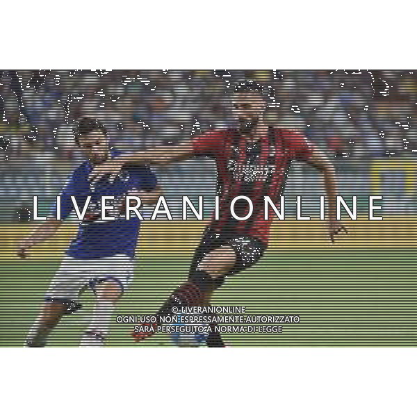 ¬© TVRG Olivier Giroud (Milan) Sampdoria vs Milan Campionato Serie A TIM - 1a giornata Genova 23-08-2021 Stadio Luigi Ferraris - Marassi foto Roberto Garavaglia/ag. Aldo Liverani sas / AGENZIA ALDO LIVERANI SAS