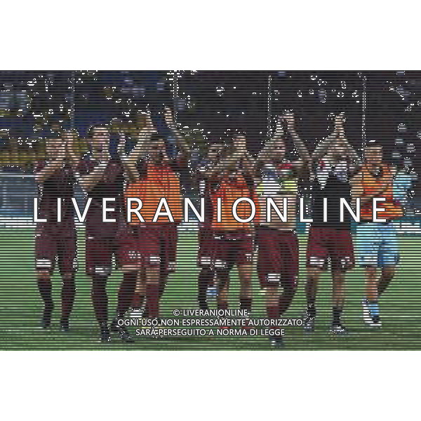 REGGINA - MONZA CAMPIONATO CALCIO SERIE B - 22.08.2021 NELLA FOTO ESULTANZA DEI GIOCATORI DELLA REGGINA A FINE GARA ©GAREFFA / AGENZIA ALDO LIVERANI SAS