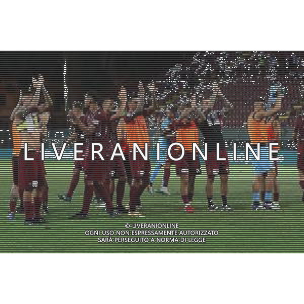 REGGINA - MONZA CAMPIONATO CALCIO SERIE B - 22.08.2021 NELLA FOTO ESULTANZA DEI GIOCATORI DELLA REGGINA A FINE GARA ©GAREFFA / AGENZIA ALDO LIVERANI SAS