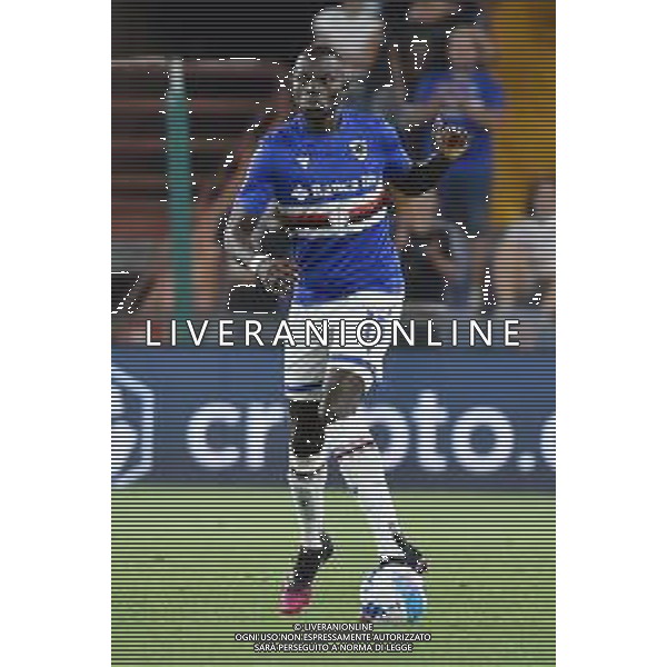 © TVRG Omar Colley (Sampdoria) Sampdoria vs Milan Campionato Serie A TIM - 1a giornata Genova 23-08-2021 Stadio Luigi Ferraris - Marassi foto Roberto Garavaglia/ag. Aldo Liverani sas