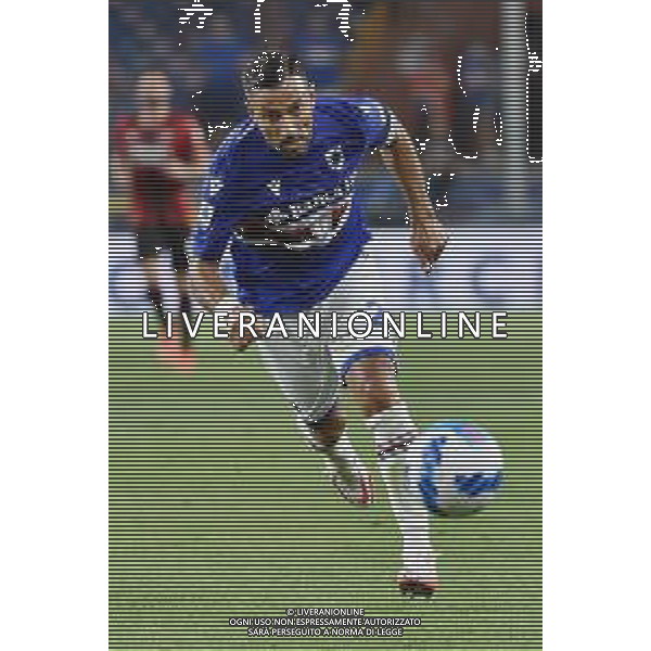 © TVRG Fabio Quagliarella (Sampdoria) Sampdoria vs Milan Campionato Serie A TIM - 1a giornata Genova 23-08-2021 Stadio Luigi Ferraris - Marassi foto Roberto Garavaglia/ag. Aldo Liverani sas