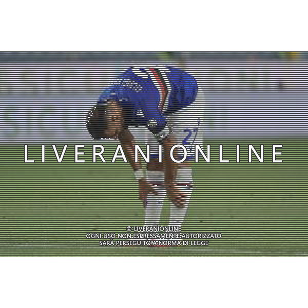 © TVRG Fabio Quagliarella (Sampdoria) Sampdoria vs Milan Campionato Serie A TIM - 1a giornata Genova 23-08-2021 Stadio Luigi Ferraris - Marassi foto Roberto Garavaglia/ag. Aldo Liverani sas