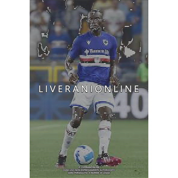 © TVRG Omar Colley (Sampdoria) Sampdoria vs Milan Campionato Serie A TIM - 1a giornata Genova 23-08-2021 Stadio Luigi Ferraris - Marassi foto Roberto Garavaglia/ag. Aldo Liverani sas