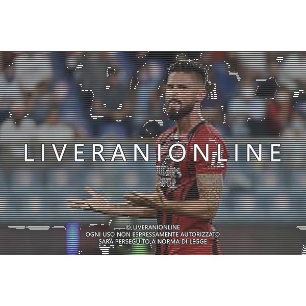 © TVRG Olivier Giroud (Milan) Sampdoria vs Milan Campionato Serie A TIM - 1a giornata Genova 23-08-2021 Stadio Luigi Ferraris - Marassi foto Roberto Garavaglia/ag. Aldo Liverani sas
