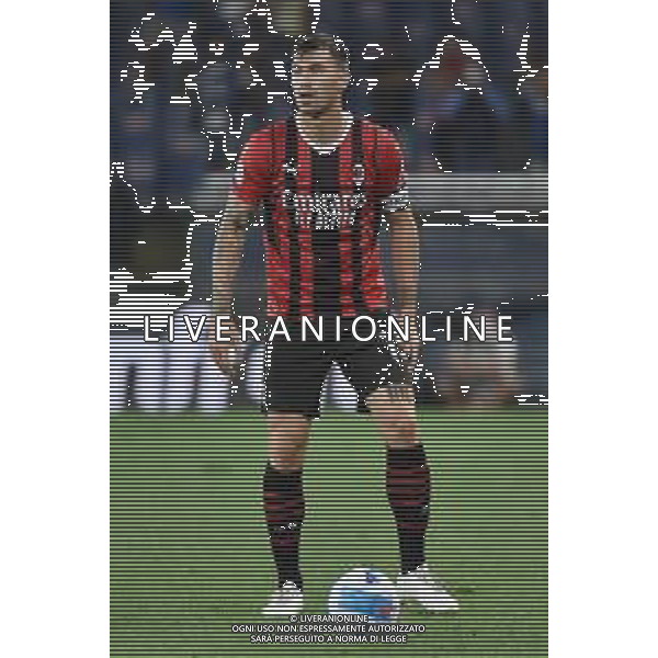 © TVRG Alessio Romagnoli (Milan) Sampdoria vs Milan Campionato Serie A TIM - 1a giornata Genova 23-08-2021 Stadio Luigi Ferraris - Marassi foto Roberto Garavaglia/ag. Aldo Liverani sas