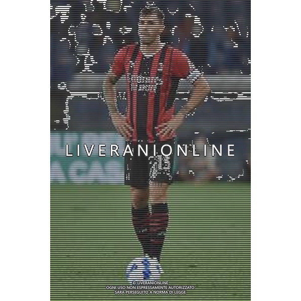 © TVRG Alessio Romagnoli (Milan) Sampdoria vs Milan Campionato Serie A TIM - 1a giornata Genova 23-08-2021 Stadio Luigi Ferraris - Marassi foto Roberto Garavaglia/ag. Aldo Liverani sas