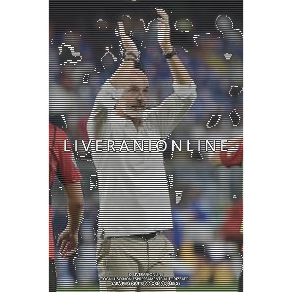 © TVRG Stefano Pioli allenatore Milan Sampdoria vs Milan Campionato Serie A TIM - 1a giornata Genova 23-08-2021 Stadio Luigi Ferraris - Marassi foto Roberto Garavaglia/ag. Aldo Liverani sas