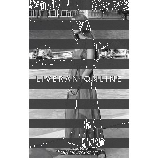 RETROSPETTIVA BARBARA BACH ATTRICE NELLA FOTO BARBARA BACH NELL\'ANNO 1972 A SAINT VINCENT AG ALDO LIVERANI SAS