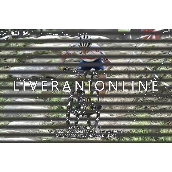¬© TVRG Charlie Aldridge (Gran Bretagna) specialita\' Cross Country - gara Team Relay UCI MTB World Championships 2021 Campionati del Mondo di Mountain Bike 25-29 agosto 2021 Val di Sole Daolasa di Commezzadura (TN) Centro sportivo BikeLand 25 agosto 2021 foto Roberto Garavaglia/ag. Aldo Liverani sas/ AGENZIA ALDO LIVERANI SAS