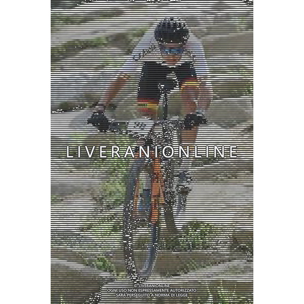 ¬© TVRG Aniol Morell Coll (Spagna) specialita\' Cross Country - gara Team Relay UCI MTB World Championships 2021 Campionati del Mondo di Mountain Bike 25-29 agosto 2021 Val di Sole Daolasa di Commezzadura (TN) Centro sportivo BikeLand 25 agosto 2021 foto Roberto Garavaglia/ag. Aldo Liverani sas/ AGENZIA ALDO LIVERANI SAS