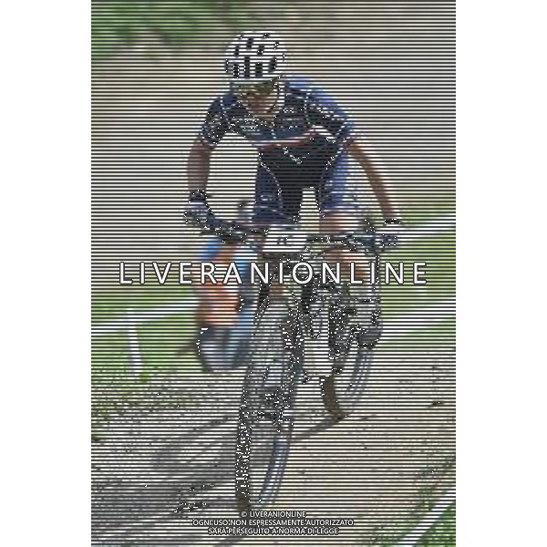 ¬© TVRG Lena Gerault (Francia) specialita\' Cross Country - gara Team Relay UCI MTB World Championships 2021 Campionati del Mondo di Mountain Bike 25-29 agosto 2021 Val di Sole Daolasa di Commezzadura (TN) Centro sportivo BikeLand 25 agosto 2021 foto Roberto Garavaglia/ag. Aldo Liverani sas/ AGENZIA ALDO LIVERANI SAS