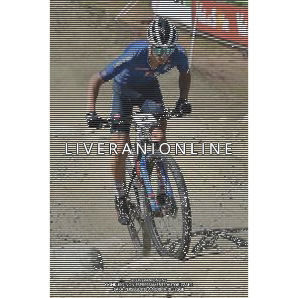 ¬© TVRG Juri Zanotti (Italia) specialita\' Cross Country - gara Team Relay UCI MTB World Championships 2021 Campionati del Mondo di Mountain Bike 25-29 agosto 2021 Val di Sole Daolasa di Commezzadura (TN) Centro sportivo BikeLand 25 agosto 2021 foto Roberto Garavaglia/ag. Aldo Liverani sas/ AGENZIA ALDO LIVERANI SAS