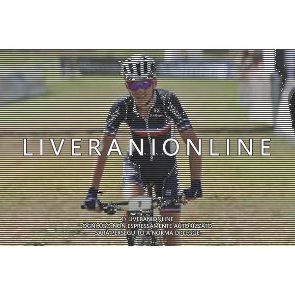 © TVRG Adrien Boichis (Francia) 1o classificato specialita\' Cross Country - gara maschile juniores UCI MTB World Championships 2021 Campionati del Mondo di Mountain Bike 25-29 agosto 2021 Val di Sole Daolasa di Commezzadura (TN) Centro sportivo BikeLand 26 agosto 2021 foto Roberto Garavaglia/ag. Aldo Liverani sas