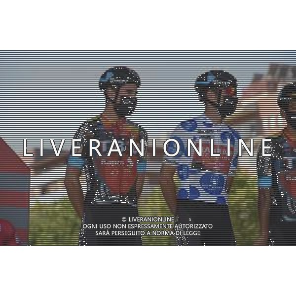 26-08-2021 Vuelta A Espana; Tappa 12 Jaen - Cordoba; 2021, Bahrain - Victorious; Landa Meana, Mikel; Caruso, Damiano; Jaen; ©SIROTTI / AGENZIA ALDO LIVERANI SAS