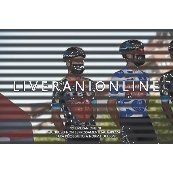26-08-2021 Vuelta A Espana; Tappa 12 Jaen - Cordoba; 2021, Bahrain - Victorious; Landa Meana, Mikel; Caruso, Damiano; Jaen; ©SIROTTI / AGENZIA ALDO LIVERANI SAS