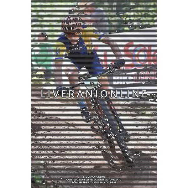 ¬© TVRG Oleksandr Hudyma (Ucraina) specialita\' Cross Country - gara maschile juniores UCI MTB World Championships 2021 Campionati del Mondo di Mountain Bike 25-29 agosto 2021 Val di Sole Daolasa di Commezzadura (TN) Centro sportivo BikeLand 26 agosto 2021 foto Roberto Garavaglia/ag. Aldo Liverani sas/ AGENZIA ALDO LIVERANI SAS