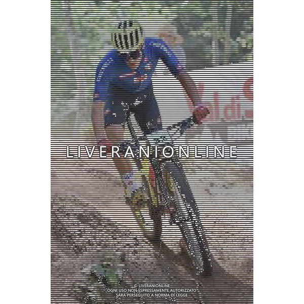 ¬© TVRG Filippo Agostinacchio (Italia) specialita\' Cross Country - gara maschile juniores UCI MTB World Championships 2021 Campionati del Mondo di Mountain Bike 25-29 agosto 2021 Val di Sole Daolasa di Commezzadura (TN) Centro sportivo BikeLand 26 agosto 2021 foto Roberto Garavaglia/ag. Aldo Liverani sas/ AGENZIA ALDO LIVERANI SAS