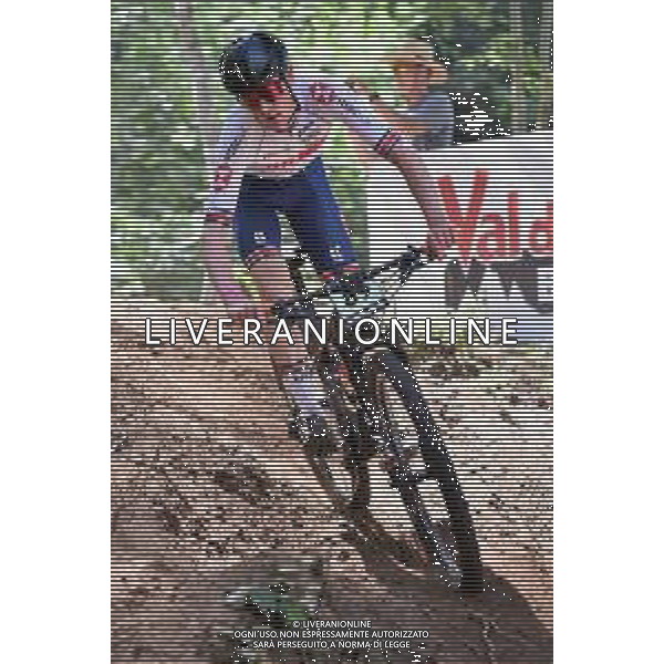 ¬© TVRG Joseph Blackmore (Gran Bretagna) specialita\' Cross Country - gara maschile juniores UCI MTB World Championships 2021 Campionati del Mondo di Mountain Bike 25-29 agosto 2021 Val di Sole Daolasa di Commezzadura (TN) Centro sportivo BikeLand 26 agosto 2021 foto Roberto Garavaglia/ag. Aldo Liverani sas/ AGENZIA ALDO LIVERANI SAS