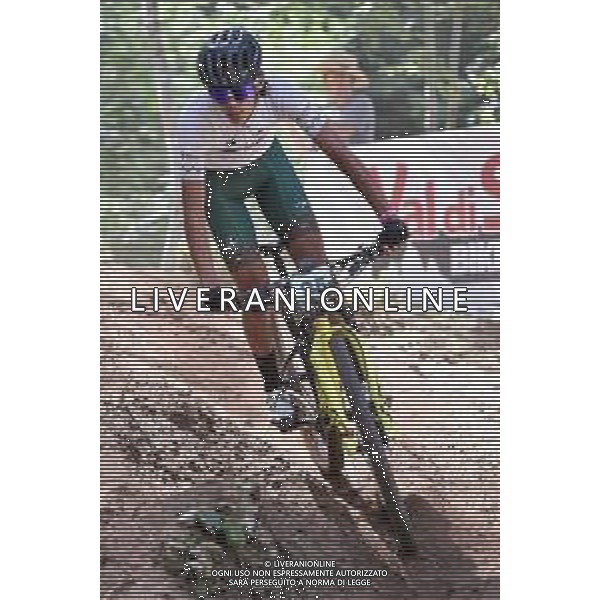 ¬© TVRG Isaac del Toro Romero (Messico) specialita\' Cross Country - gara maschile juniores UCI MTB World Championships 2021 Campionati del Mondo di Mountain Bike 25-29 agosto 2021 Val di Sole Daolasa di Commezzadura (TN) Centro sportivo BikeLand 26 agosto 2021 foto Roberto Garavaglia/ag. Aldo Liverani sas/ AGENZIA ALDO LIVERANI SAS