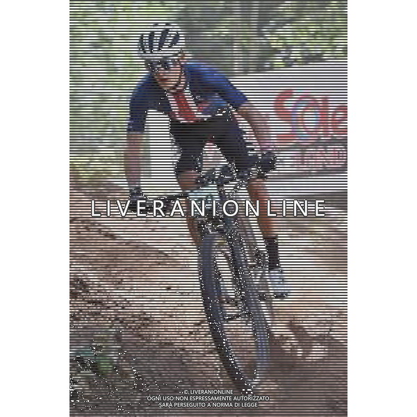 ¬© TVRG Cayden Parker (Stati Uniti) specialita\' Cross Country - gara maschile juniores UCI MTB World Championships 2021 Campionati del Mondo di Mountain Bike 25-29 agosto 2021 Val di Sole Daolasa di Commezzadura (TN) Centro sportivo BikeLand 26 agosto 2021 foto Roberto Garavaglia/ag. Aldo Liverani sas/ AGENZIA ALDO LIVERANI SAS