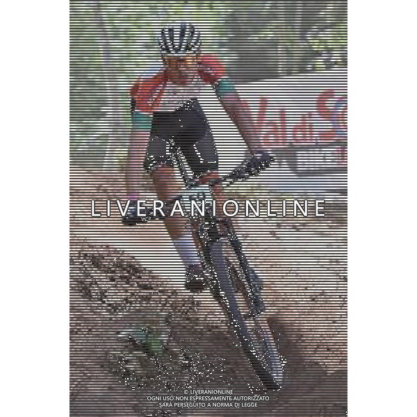 ¬© TVRG Joao Cruz (Portogallo) specialita\' Cross Country - gara maschile juniores UCI MTB World Championships 2021 Campionati del Mondo di Mountain Bike 25-29 agosto 2021 Val di Sole Daolasa di Commezzadura (TN) Centro sportivo BikeLand 26 agosto 2021 foto Roberto Garavaglia/ag. Aldo Liverani sas/ AGENZIA ALDO LIVERANI SAS