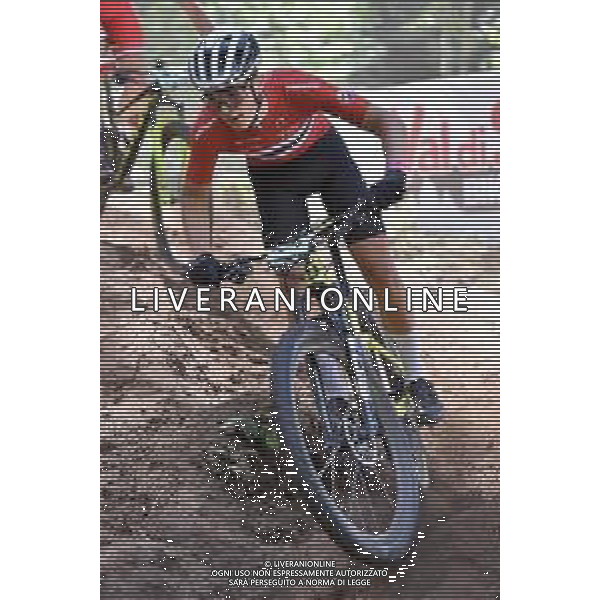 © TVRG William Hoines Larsen (Norvegia) specialita\' Cross Country - gara maschile juniores UCI MTB World Championships 2021 Campionati del Mondo di Mountain Bike 25-29 agosto 2021 Val di Sole Daolasa di Commezzadura (TN) Centro sportivo BikeLand 26 agosto 2021 foto Roberto Garavaglia/ag. Aldo Liverani sas/ AGENZIA ALDO LIVERANI SAS
