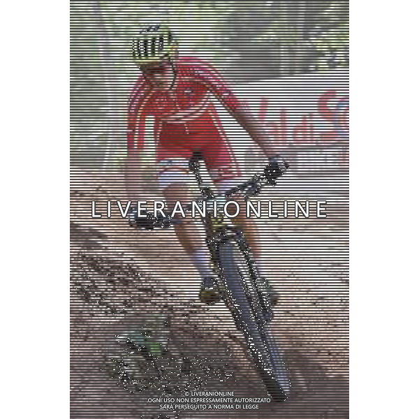 ¬© TVRG Julius Kjaer (Danimarca) specialita\' Cross Country - gara maschile juniores UCI MTB World Championships 2021 Campionati del Mondo di Mountain Bike 25-29 agosto 2021 Val di Sole Daolasa di Commezzadura (TN) Centro sportivo BikeLand 26 agosto 2021 foto Roberto Garavaglia/ag. Aldo Liverani sas/ AGENZIA ALDO LIVERANI SAS
