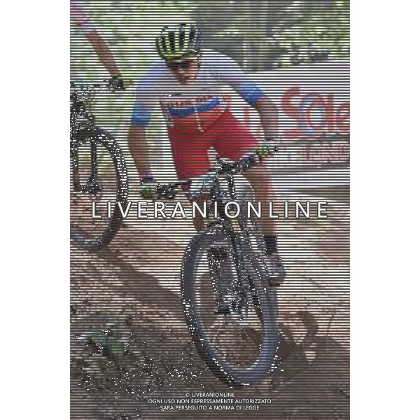 ¬© TVRG Ivan Romanov (Russia) specialita\' Cross Country - gara maschile juniores UCI MTB World Championships 2021 Campionati del Mondo di Mountain Bike 25-29 agosto 2021 Val di Sole Daolasa di Commezzadura (TN) Centro sportivo BikeLand 26 agosto 2021 foto Roberto Garavaglia/ag. Aldo Liverani sas/ AGENZIA ALDO LIVERANI SAS