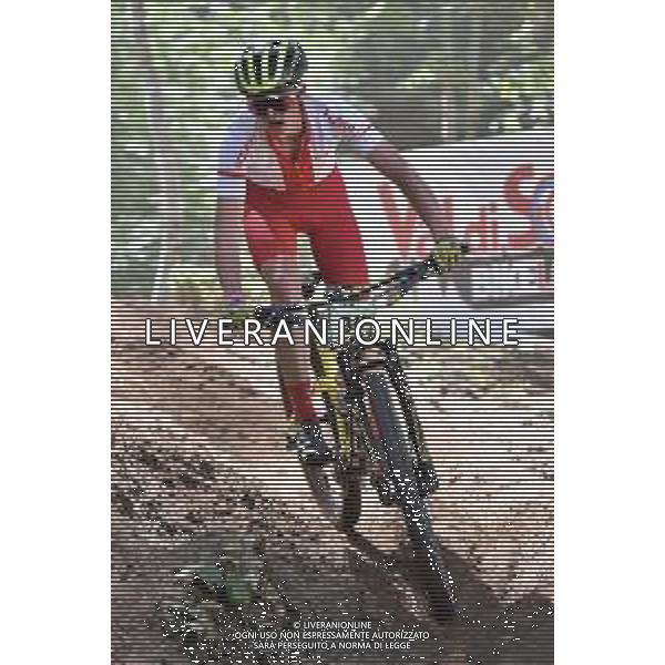 ¬© TVRG Maksymilian Wisniowski (Polonia) specialita\' Cross Country - gara maschile juniores UCI MTB World Championships 2021 Campionati del Mondo di Mountain Bike 25-29 agosto 2021 Val di Sole Daolasa di Commezzadura (TN) Centro sportivo BikeLand 26 agosto 2021 foto Roberto Garavaglia/ag. Aldo Liverani sas/ AGENZIA ALDO LIVERANI SAS