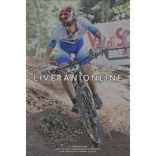 ¬© TVRG Luca Scarponi (San Marino) specialita\' Cross Country - gara maschile juniores UCI MTB World Championships 2021 Campionati del Mondo di Mountain Bike 25-29 agosto 2021 Val di Sole Daolasa di Commezzadura (TN) Centro sportivo BikeLand 26 agosto 2021 foto Roberto Garavaglia/ag. Aldo Liverani sas/ AGENZIA ALDO LIVERANI SAS