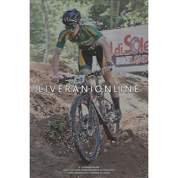 ¬© TVRG Gunther Katzke (Sud Africa) specialita\' Cross Country - gara maschile juniores UCI MTB World Championships 2021 Campionati del Mondo di Mountain Bike 25-29 agosto 2021 Val di Sole Daolasa di Commezzadura (TN) Centro sportivo BikeLand 26 agosto 2021 foto Roberto Garavaglia/ag. Aldo Liverani sas/ AGENZIA ALDO LIVERANI SAS