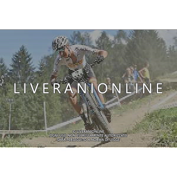 ¬© TVRG Francesc Barber Arguimbau (Spagna) specialita\' Cross Country - gara maschile juniores UCI MTB World Championships 2021 Campionati del Mondo di Mountain Bike 25-29 agosto 2021 Val di Sole Daolasa di Commezzadura (TN) Centro sportivo BikeLand 26 agosto 2021 foto Roberto Garavaglia/ag. Aldo Liverani sas/ AGENZIA ALDO LIVERANI SAS