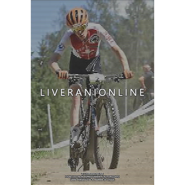 ¬© TVRG Finn Treudler (Svizzera) specialita\' Cross Country - gara maschile juniores UCI MTB World Championships 2021 Campionati del Mondo di Mountain Bike 25-29 agosto 2021 Val di Sole Daolasa di Commezzadura (TN) Centro sportivo BikeLand 26 agosto 2021 foto Roberto Garavaglia/ag. Aldo Liverani sas/ AGENZIA ALDO LIVERANI SAS
