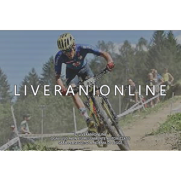 ¬© TVRG Filippo Agostinacchio (Italia) specialita\' Cross Country - gara maschile juniores UCI MTB World Championships 2021 Campionati del Mondo di Mountain Bike 25-29 agosto 2021 Val di Sole Daolasa di Commezzadura (TN) Centro sportivo BikeLand 26 agosto 2021 foto Roberto Garavaglia/ag. Aldo Liverani sas/ AGENZIA ALDO LIVERANI SAS