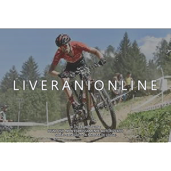 ¬© TVRG Julius Scherrer (Austria) specialita\' Cross Country - gara maschile juniores UCI MTB World Championships 2021 Campionati del Mondo di Mountain Bike 25-29 agosto 2021 Val di Sole Daolasa di Commezzadura (TN) Centro sportivo BikeLand 26 agosto 2021 foto Roberto Garavaglia/ag. Aldo Liverani sas/ AGENZIA ALDO LIVERANI SAS