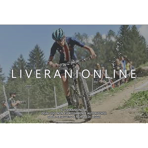 ¬© TVRG Carson Beard (Stati Uniti) specialita\' Cross Country - gara maschile juniores UCI MTB World Championships 2021 Campionati del Mondo di Mountain Bike 25-29 agosto 2021 Val di Sole Daolasa di Commezzadura (TN) Centro sportivo BikeLand 26 agosto 2021 foto Roberto Garavaglia/ag. Aldo Liverani sas/ AGENZIA ALDO LIVERANI SAS